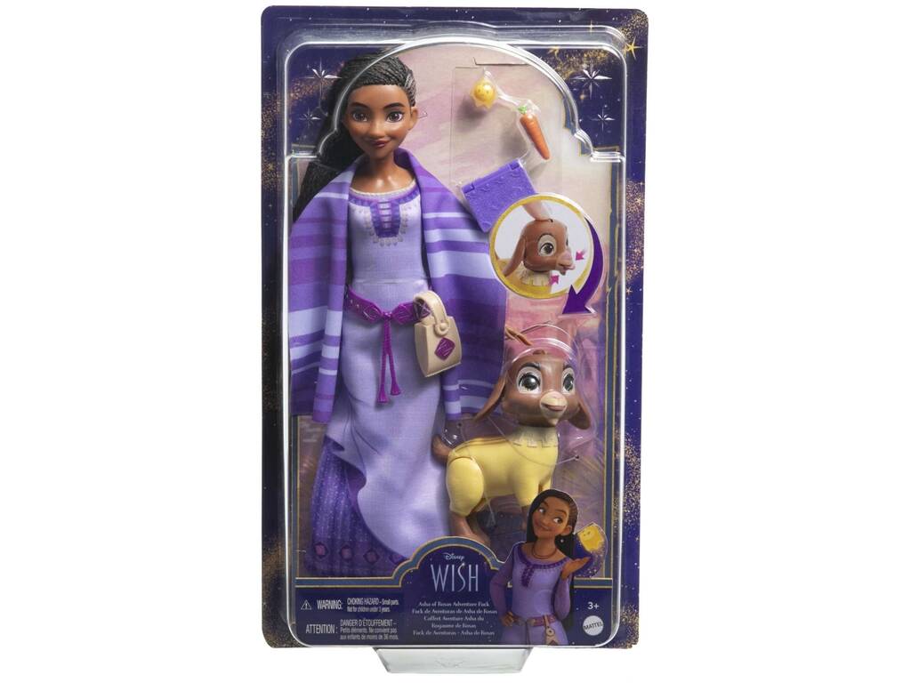 Disney Wish Bambola Asha con accessori Mattel HPX25