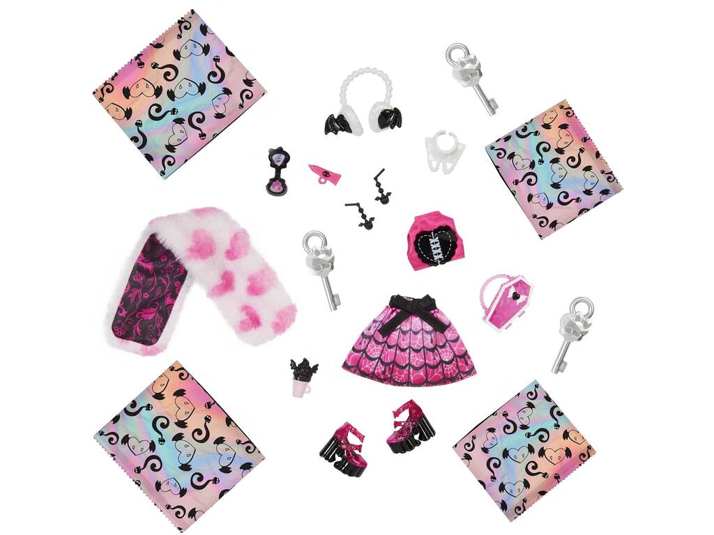 Monster High Skulltimate Secrets Bambola Draculaura Fear Idescent Mattel HNF73