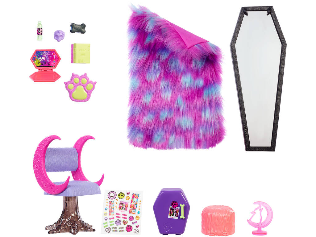 Monster High Stanza di Clawdeen Wolf di Mattel HHK64