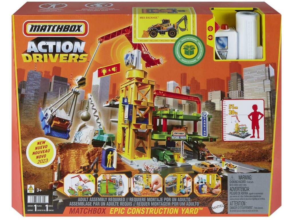 Matchbox Action Drivers Zona di costruzione di Mattel HPD63