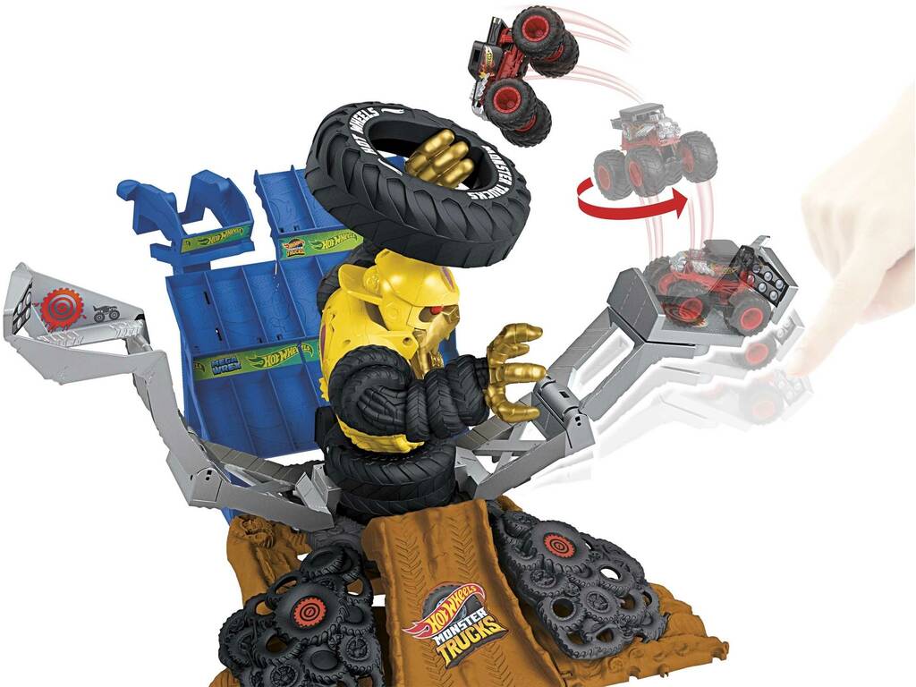 Hot Wheels Monster Trucks Arena Smashers Mega Wrex vs Gorzilla Mattel HPN71