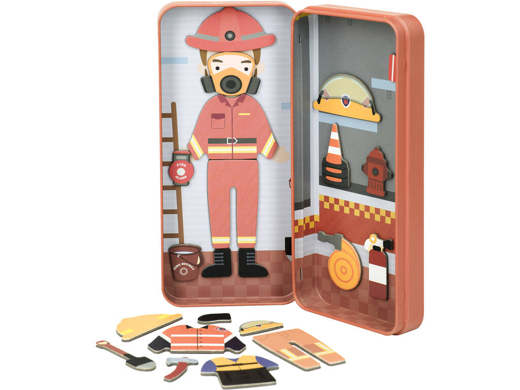 Puzzle magnetico I miei eroi pompieri Mier Edu ME085