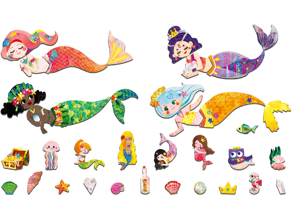 Puzzle magnetico Storie e Fantasie di Sirene di Mier Edu ME0886