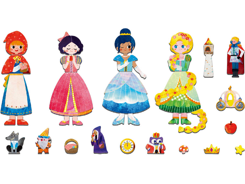 Puzzle Magnétique Contes et Fantaisie Contes De Fées Mier Edu ME0888