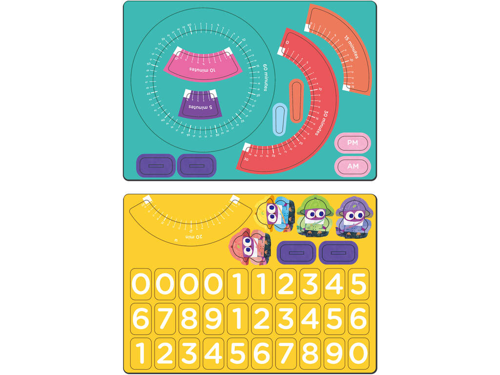 Jeu Magnétique D'apprentissage De L'Heure Mier Edu ME3206