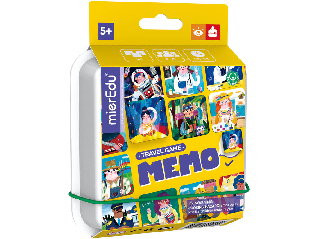 Gioco di viaggio Memo di Mier Edu ME114