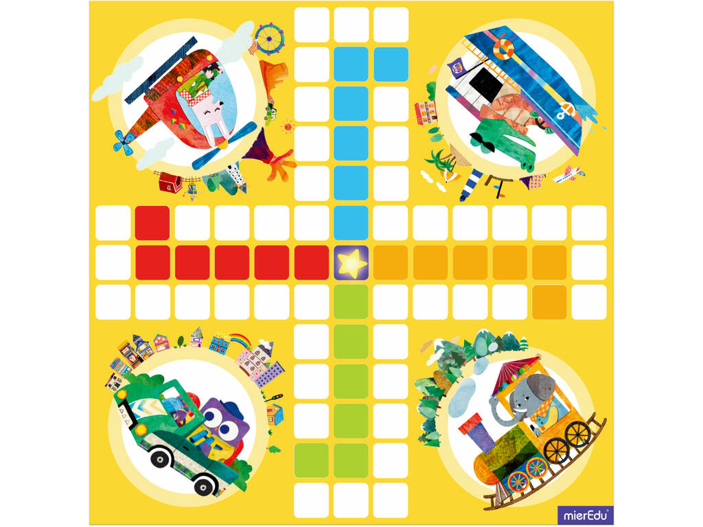 Jogo De Viagem Ludo de Mier Edu ME118