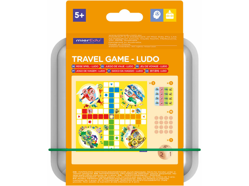 Jogo De Viagem Ludo de Mier Edu ME118