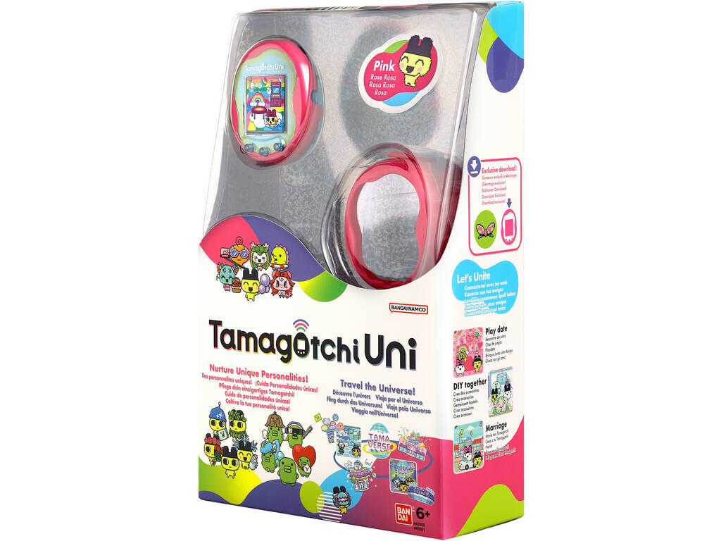 Tamagotchi Uni Cor-de-Rosa Bandai 43351