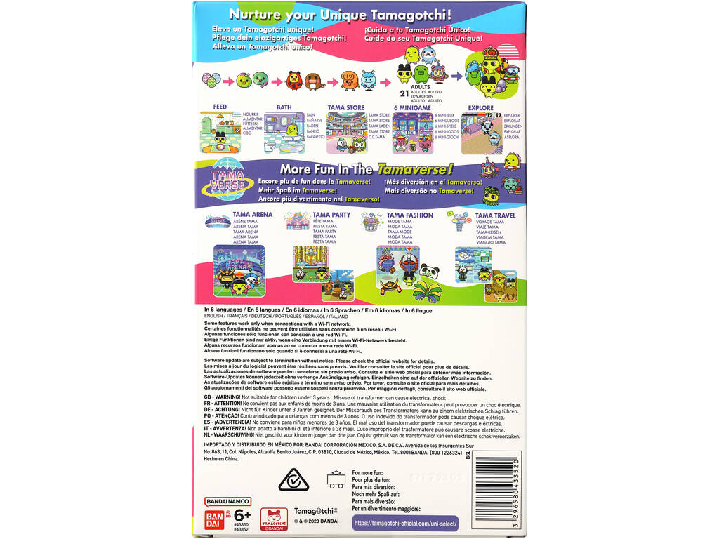 Tamagotchi Uni Viola Bandai 43352