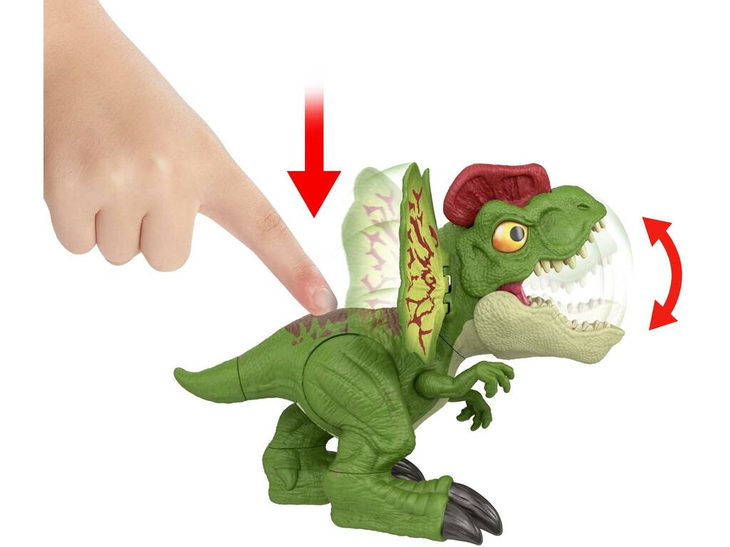 Jurassic World Dilaphosaurus di Mattel HNT65