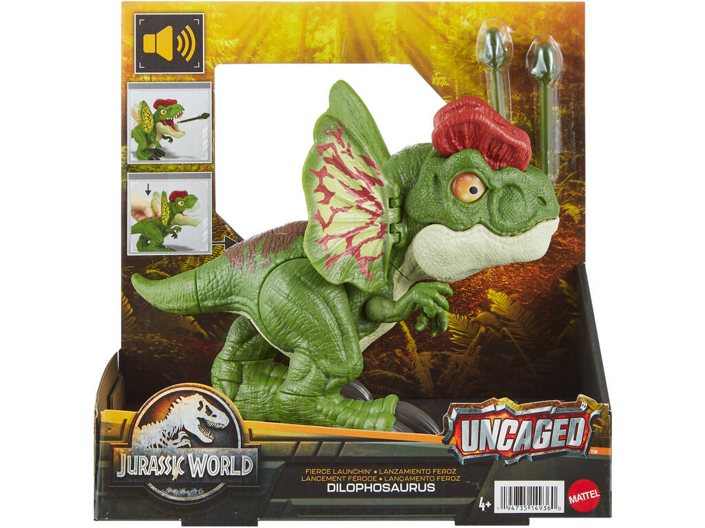 Jurassic World Dilaphosaurus di Mattel HNT65
