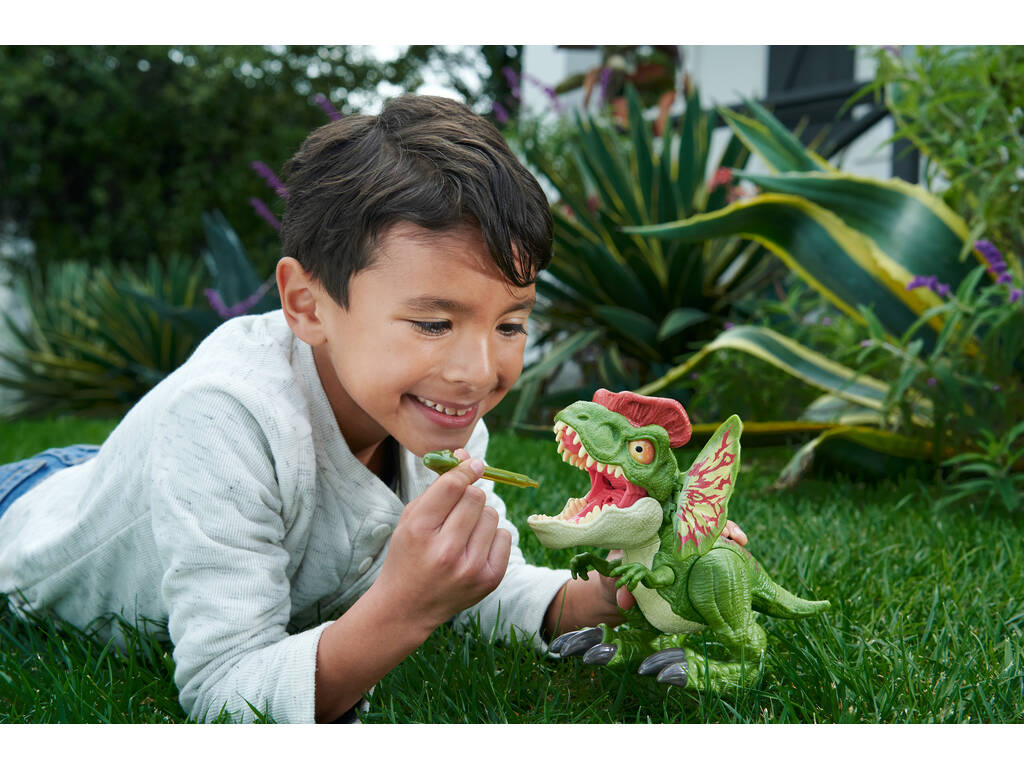 Jurassic World Dilaphosaurus di Mattel HNT65