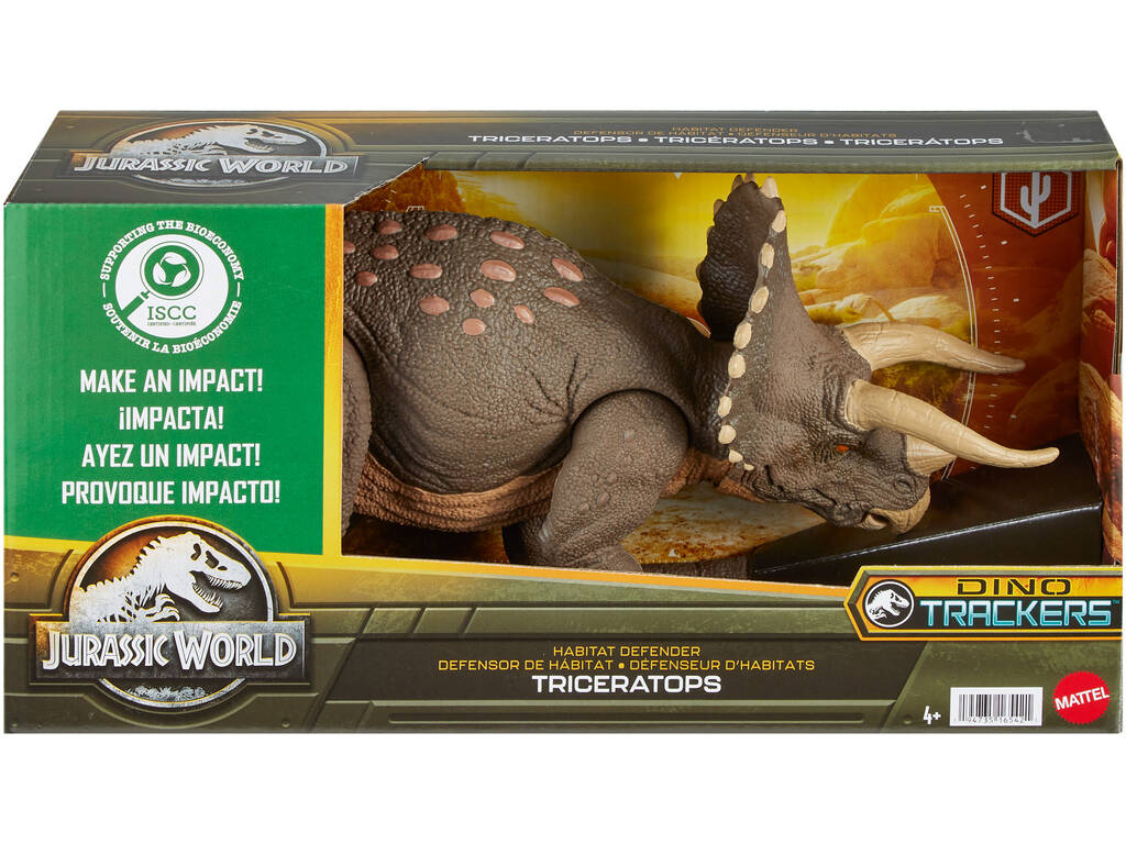 Jurassic World Triceratops Habitat Defender Figure Mattel HPP88