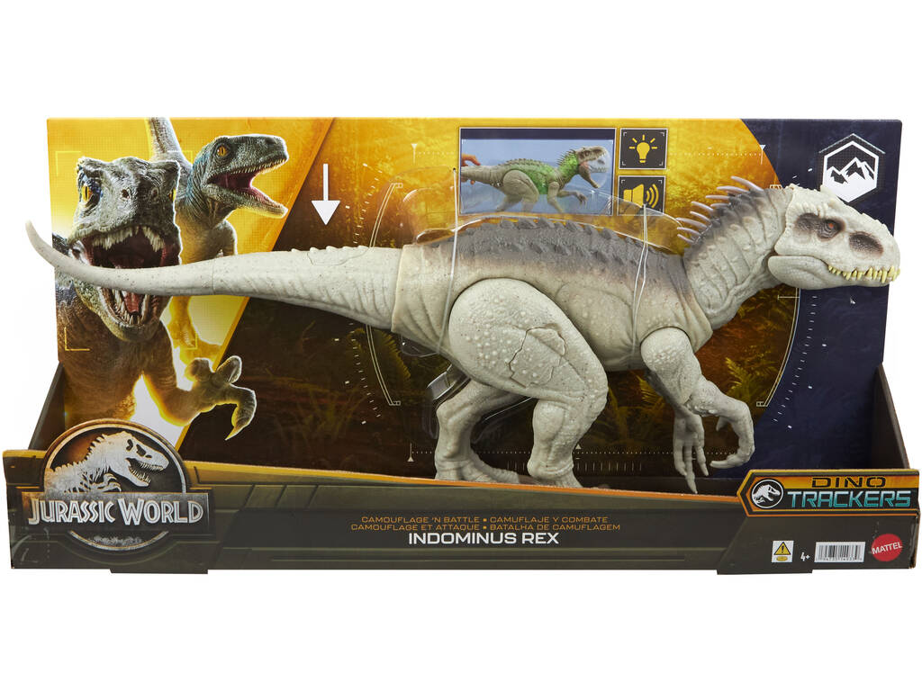 Jurassic World Camuffa e conquista Indominus Rex Mattel HNT63