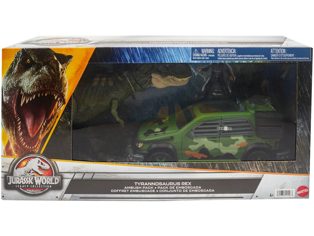 Jurassic World Tyranosaurus Rex Pack Imboscata Mattel HLN17