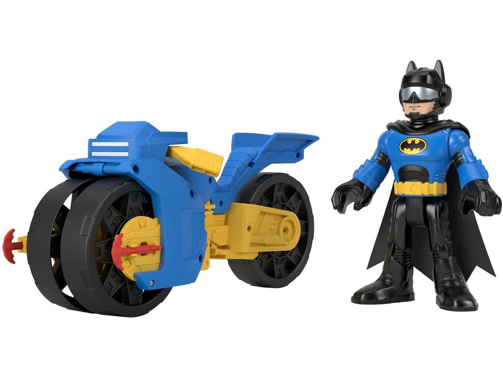 Imaginext XL DC Super Friends Batman e Batcycle Mattel HNM32