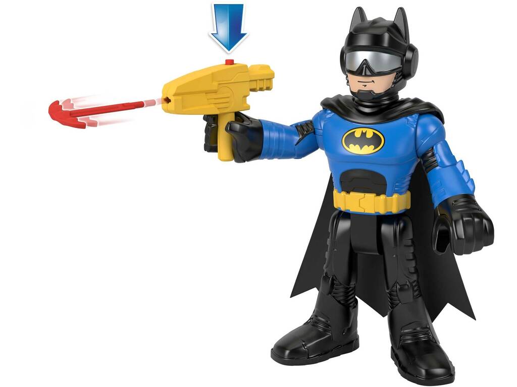 Imaginext XL DC Super Friends Batman e Batcycle Mattel HNM32