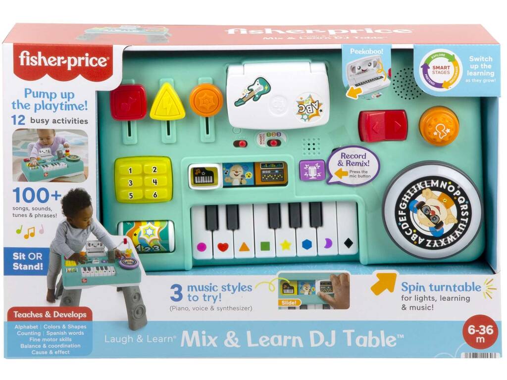 Fisher Price Table de Mixage de DJ Mattel HRB60
