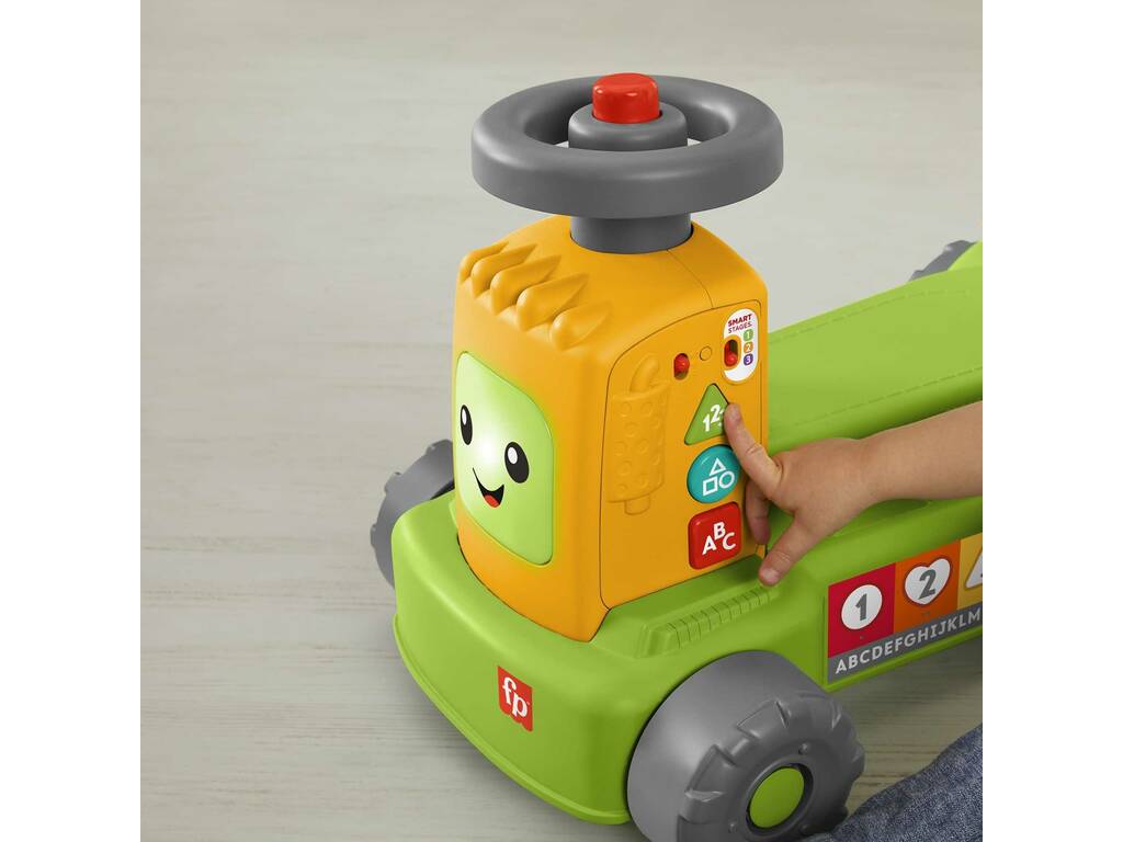 Fisher Price Ridi e Impara Trattore 4 In 1 Mattel HRB83
