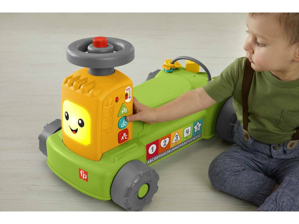 Fisher Price Ridi e Impara Trattore 4 In 1 Mattel HRB83