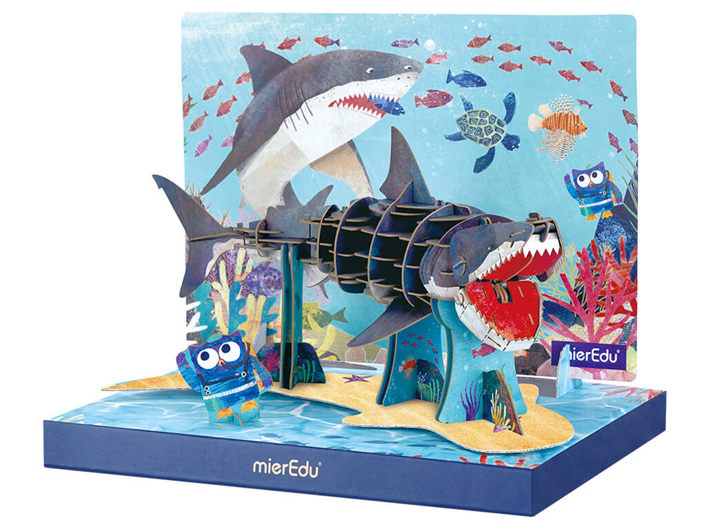Puzzle 3D Eco Requin Blanc Mier Edu ME4221 