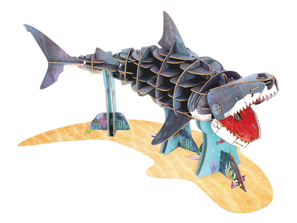 Puzzle 3D Eco Requin Blanc Mier Edu ME4221 