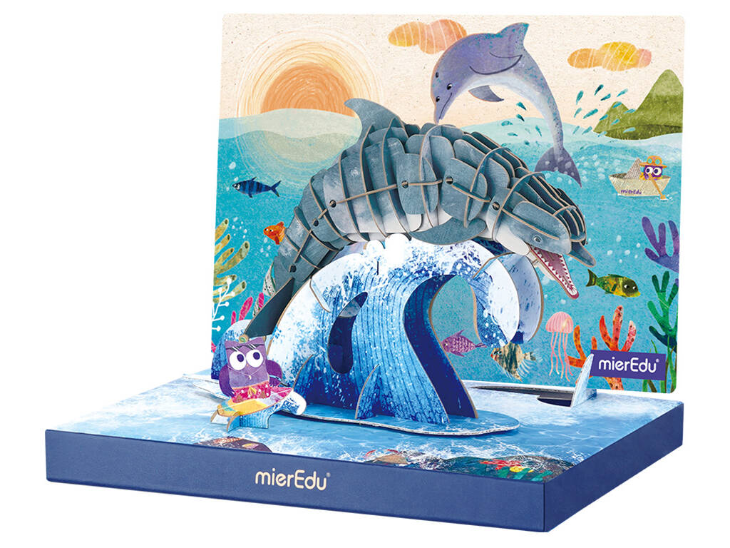 Puzzle 3D Eco Delfino Mier Edu ME4223