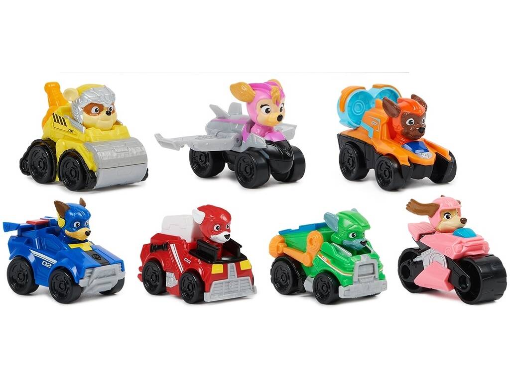 Paw Patrol Mighty Movie Pack 7 veicoli di Spin Master 6067861