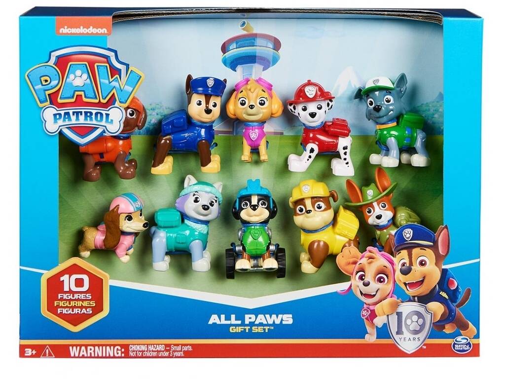 Paw Patrol Canine Patrol 10 Year Anniversary Spin Master Figure Pack
