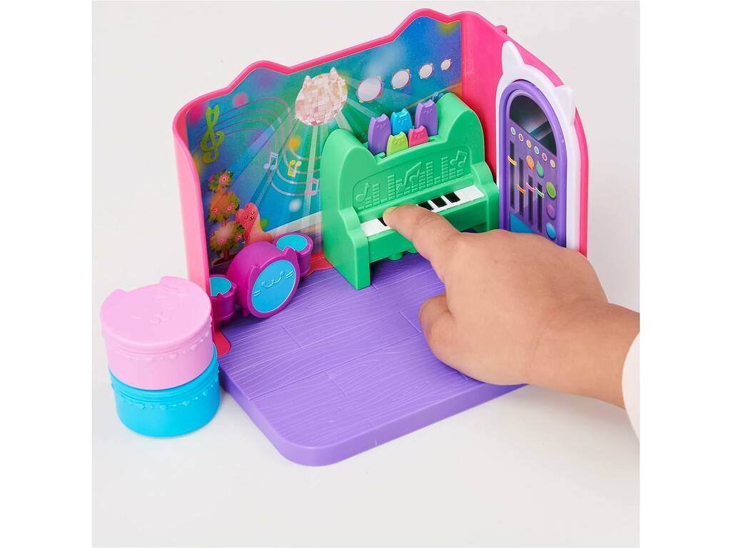 Casa delle bambole di Gabby Stanza della musica incredibile di Daniel James Catnip Spin Master 6065830