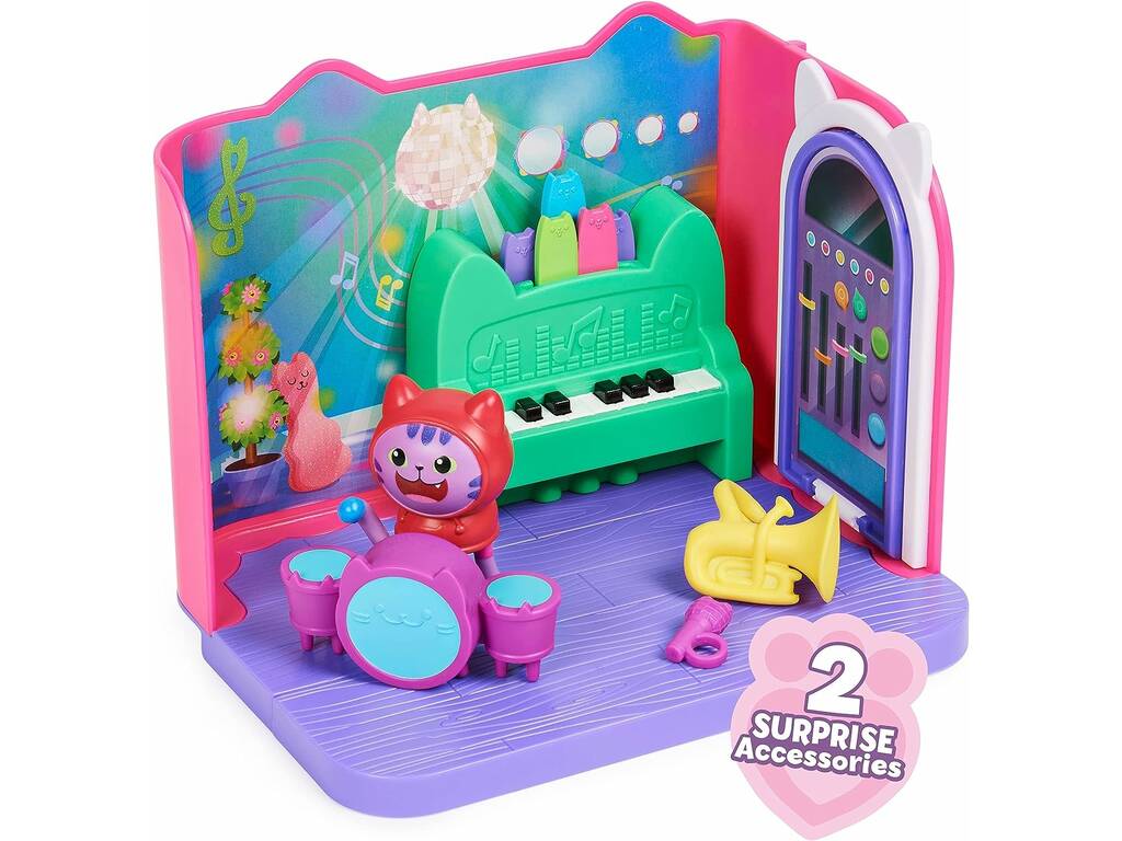 Casa delle bambole di Gabby Stanza della musica incredibile di Daniel James Catnip Spin Master 6065830