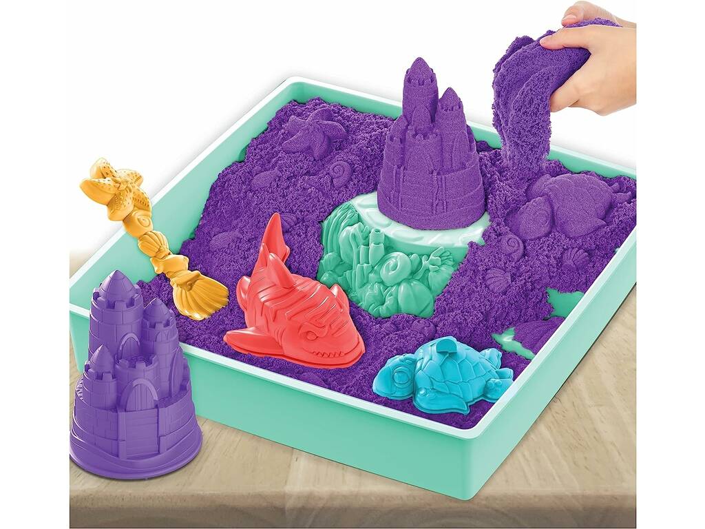 Kinetic Sand Box Set Viola di Spin Master 6067477