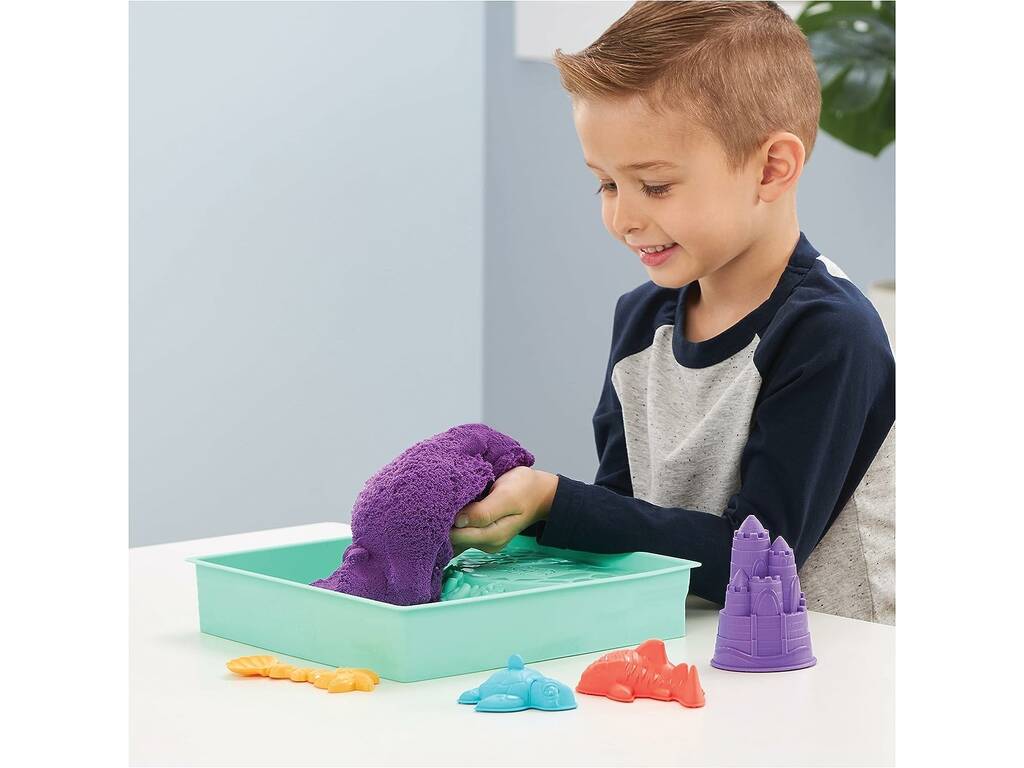 Kinetic Sand Box Set Viola di Spin Master 6067477