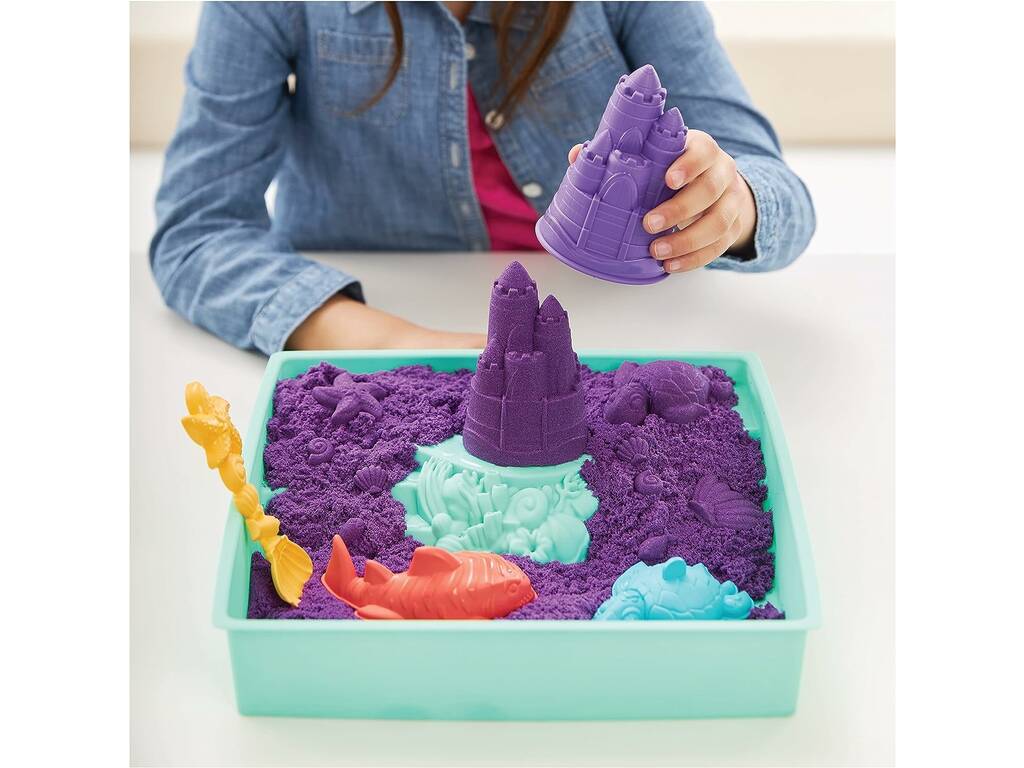 Kinetic Sand Box Set Viola di Spin Master 6067477