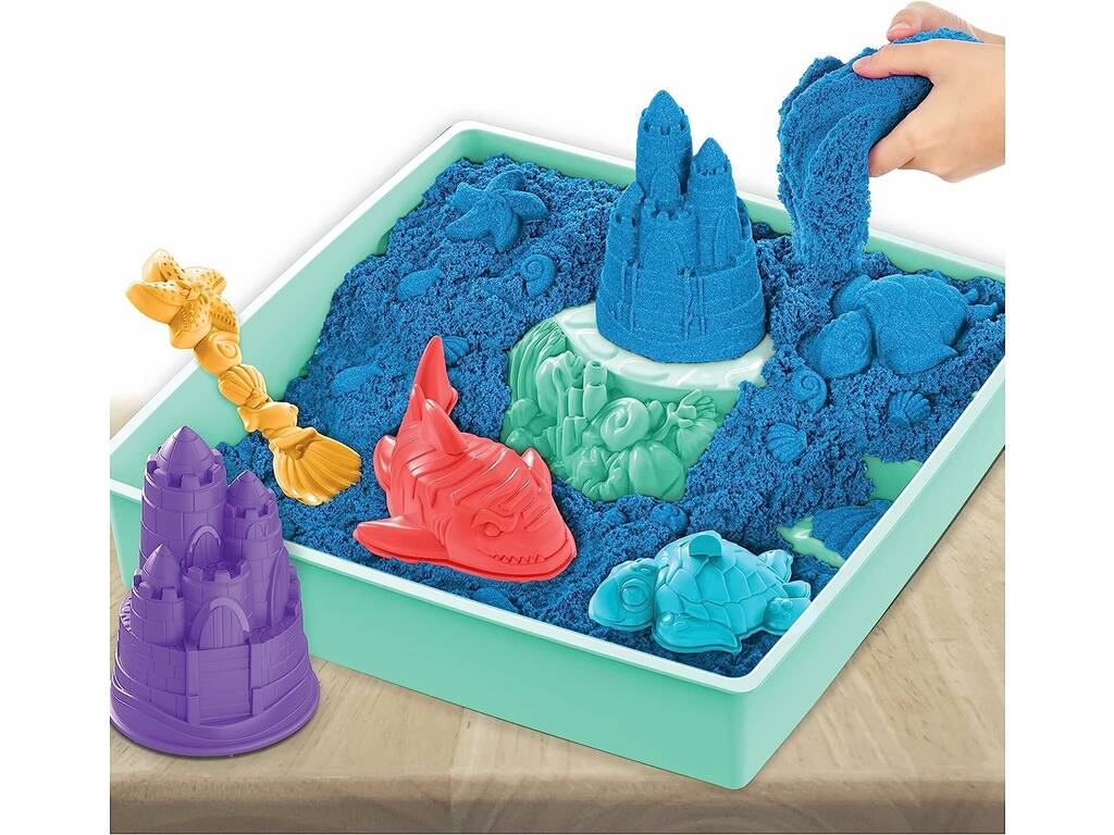 Kinetic Sand Box Set Blu di Spin Master 6067478