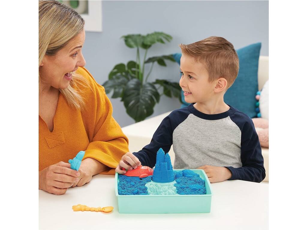 Kinetic Sand Box Set Blu di Spin Master 6067478