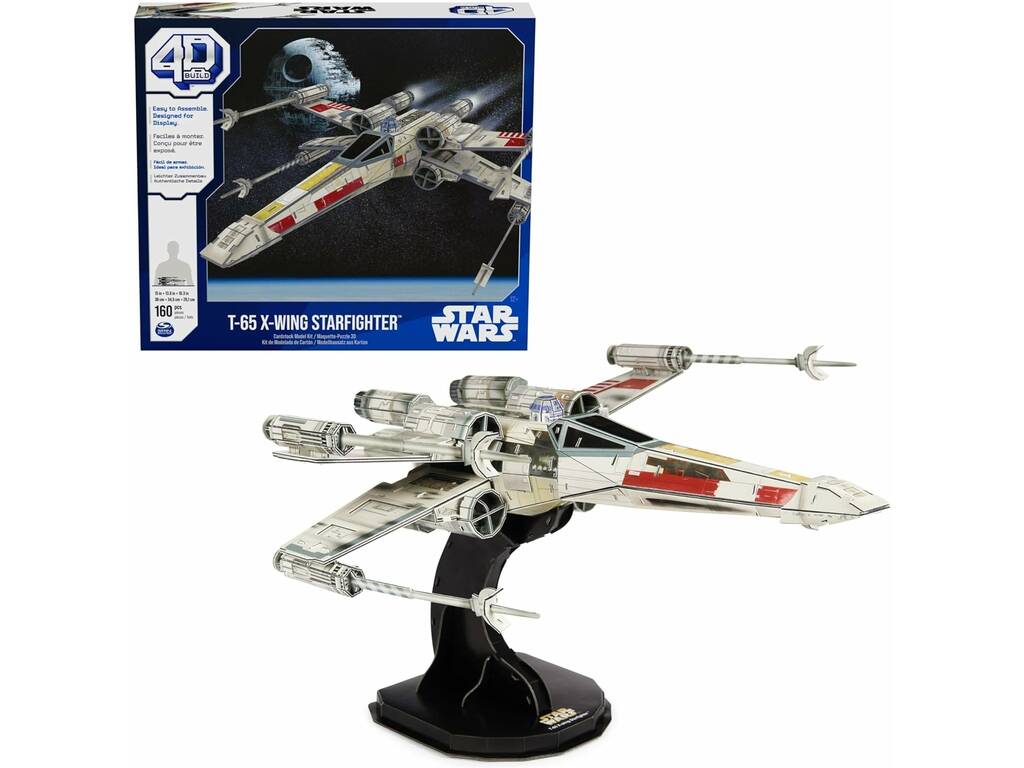 Puzzle 4D Star Wars T-65 X-Wing StasrFighter Spin Master 6069813