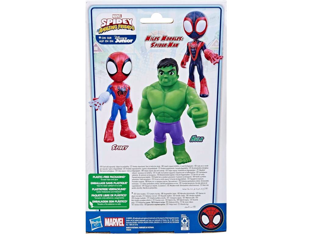 Marvel Spidey And His Amazing Friends Hulk Figure Hasbro F7572