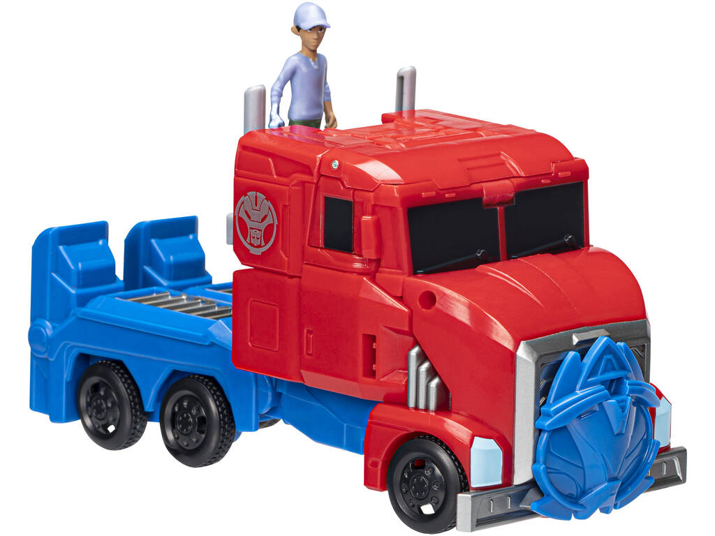 Transformers Earthspark Figura Optimus Prime e Robby Malto Hasbro F7663