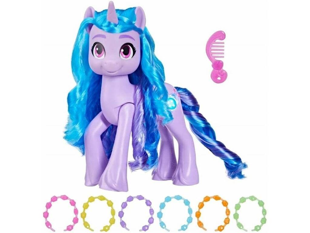 My Little Pony Izzy Moonbow Rivela il tuo splendore Hasbro F3870