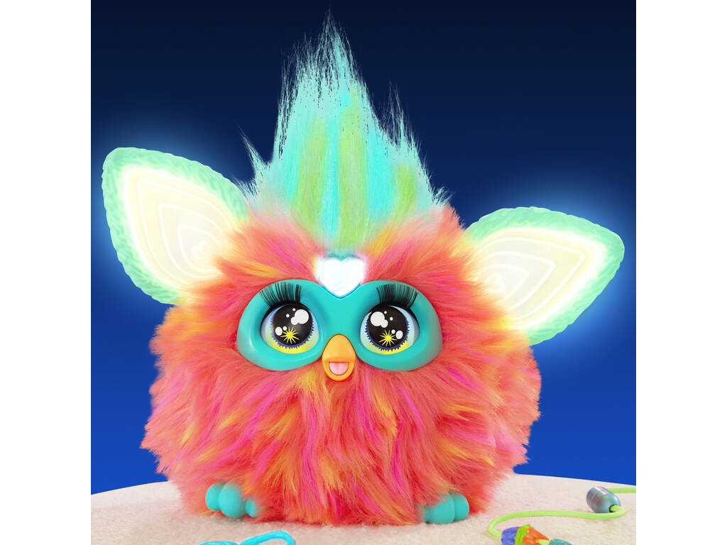 Furby Peluche interactivo color Coral Hasbro F6744105