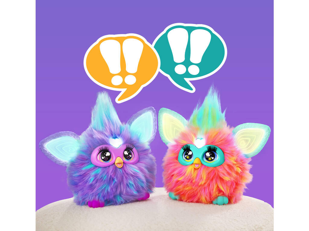 Furby Peluche interactivo color Coral Hasbro F6744105