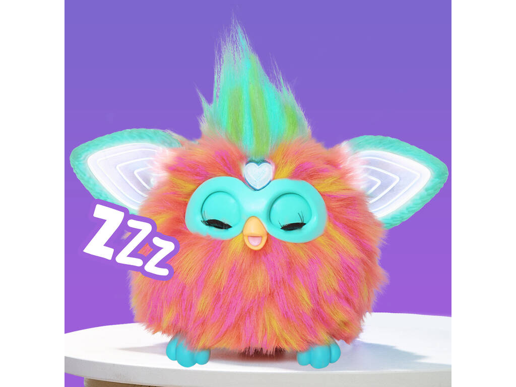 Furby Peluche interactivo color Coral Hasbro F6744105