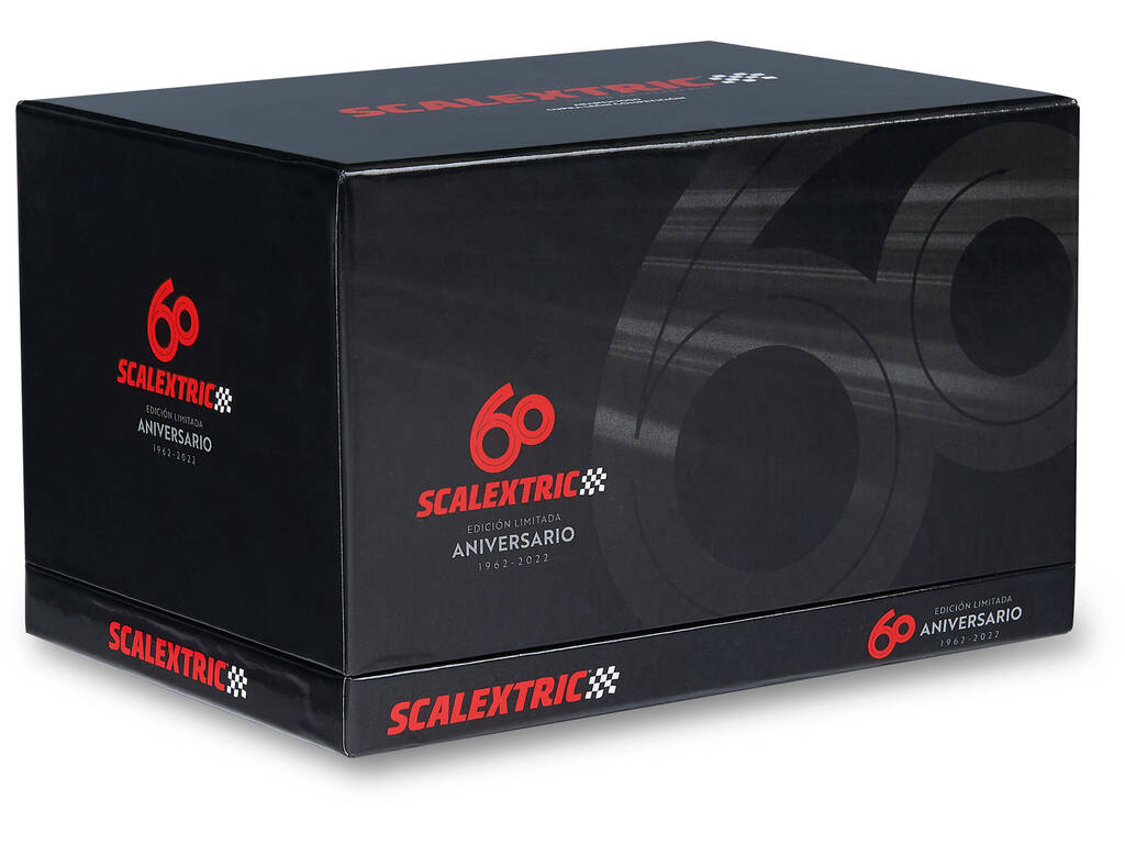 Scalextric 60th anniversario edizione limitata auto Abarth 1000 e Cupra Leone Competizione U10421S300
