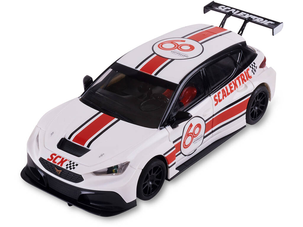 Scalextric 60th anniversario edizione limitata auto Abarth 1000 e Cupra Leone Competizione U10421S300