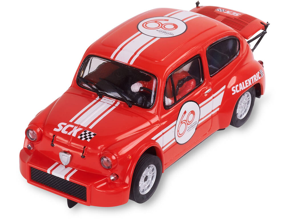 Scalextric 60th anniversario edizione limitata auto Abarth 1000 e Cupra Leone Competizione U10421S300
