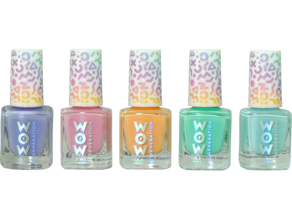 Pack 5 smalti per unghie Wow Generation Colori Pastello Kids WOW00018