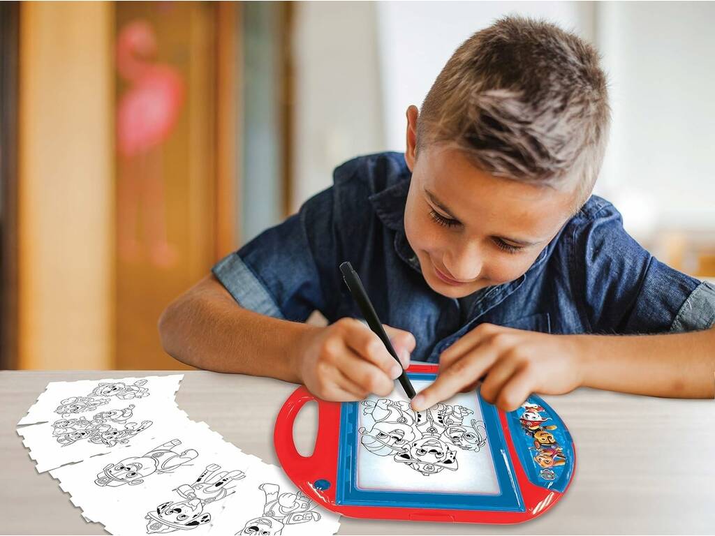 Projecteur de motifs canins Paw Patrol avec pochoirs et tampons Lexibook CR310PA