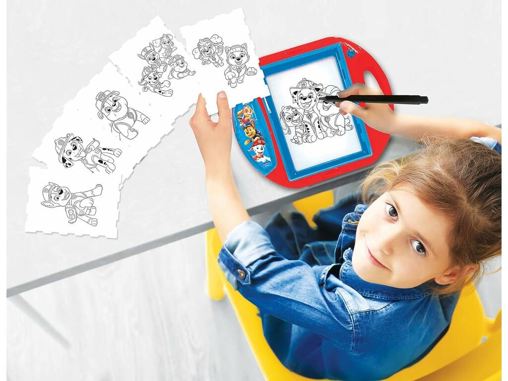 Projecteur de motifs canins Paw Patrol avec pochoirs et tampons Lexibook CR310PA